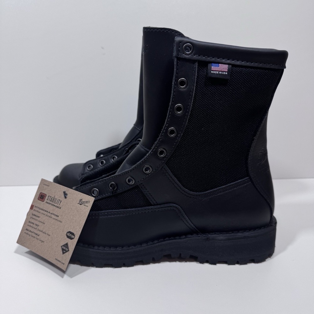 Danner Acadia 8" Tactical Boot 21210 Black Men 9 9B Military Gore-Tex Vibram NWT - Picture 3 of 10